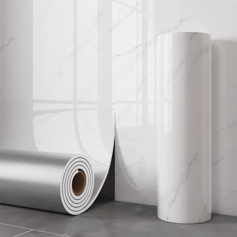 Zelfklevende Marmerlook Folie PVC 40x300cm Mat Keuken Werkblad Meubels Wanden Waterbestendig Krasbestendig Decoratiefolie Plakfolie | Sansoti