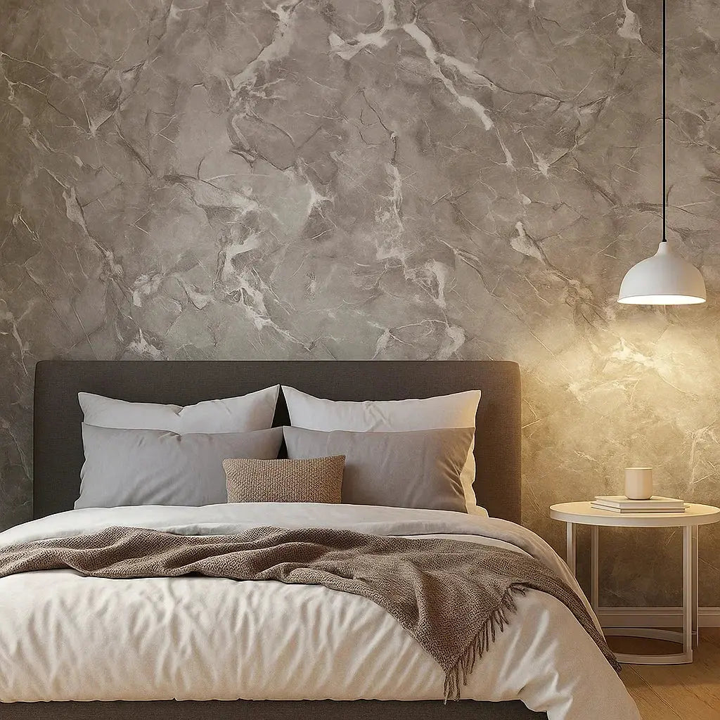 Zelfklevende Marmerlook Folie PVC 40x300cm Mat Keuken Werkblad Meubels Wanden Waterbestendig Krasbestendig Decoratiefolie Plakfolie | Sansoti
