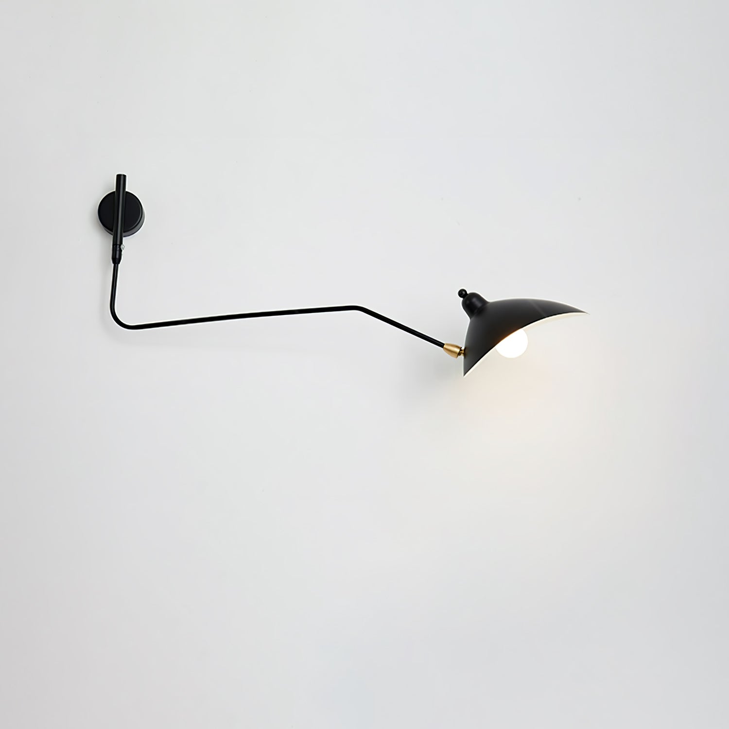 Wandlamp Verstelbaar Staal 1-Kops / 2-Kops 60-140 cm Modern Design Metaal Messing Chroom E26/E27 Fitting Instelbare Kap Richtbaar Licht Interieur | Sansoti