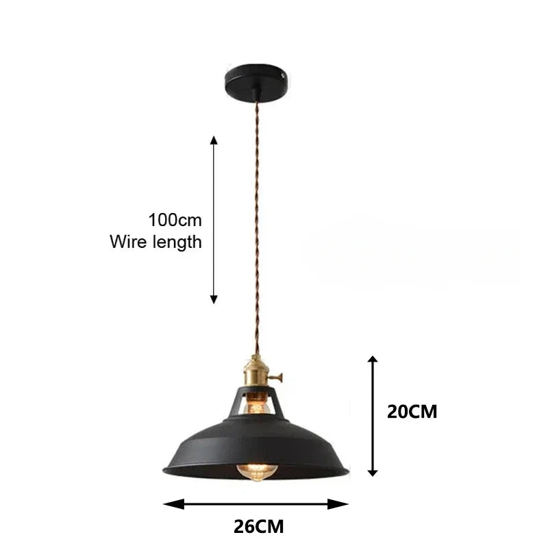 Aluminium hanglamp met E27 fitting in 8 moderne kleuren | Sansoti