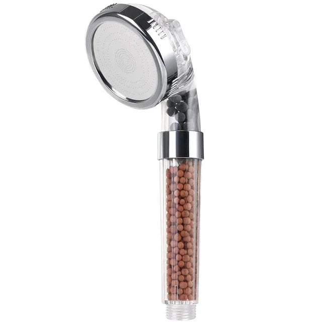 Handdouche met Ionenfilter 3 Standen Rainfall Jetting Massage ABS Waterbesparing Verhoogde Druk Badkamer | Sansoti