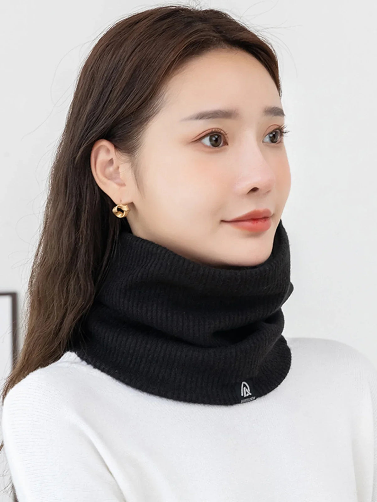 Gebreide Nekwarmer voor de Winter – Zachte Wollen Halssjaal Unisex – Warme Wintersjaals voor Dames en Heren | Sansoti