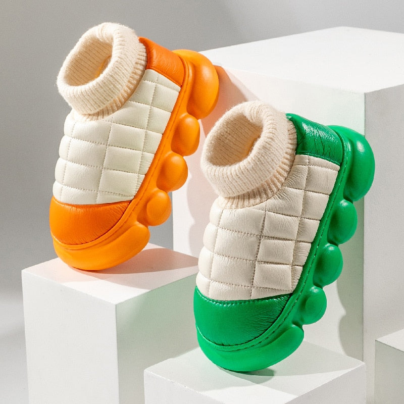 Gepolsterte Winterstiefel mit weichem Futter – Wasserdichte, rutschfeste Schneestiefel für Schnee, Kälte und Komfort | Sansoti