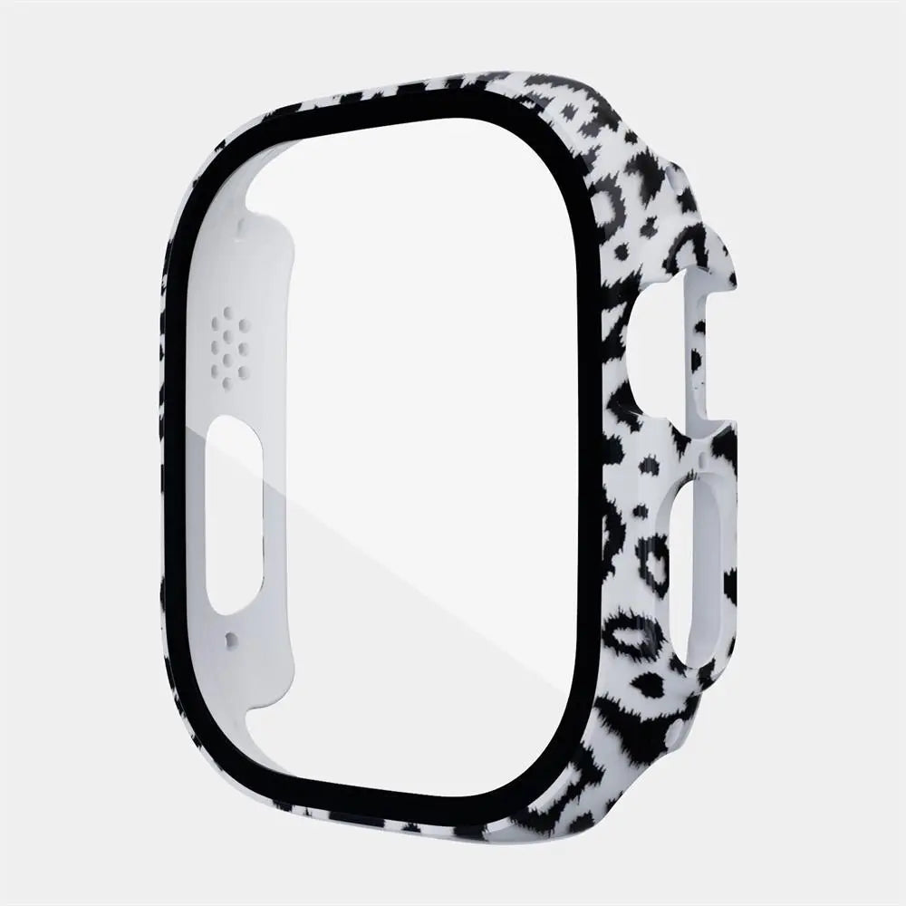 Protective Polycarbonate Glass Smartwatch Case 49mm Transparent Black Rose Gold Green Scratch-Resistant Watch | Sansoti