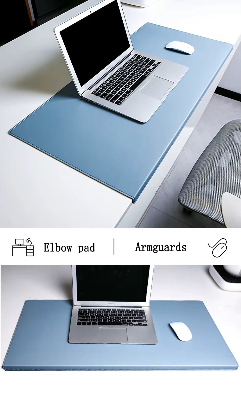 Ergonomische Bureaumat met Polssteun 60-90cm – Antislip Kunstleren Deskpad voor Gaming & Thuiswerken | Sansoti