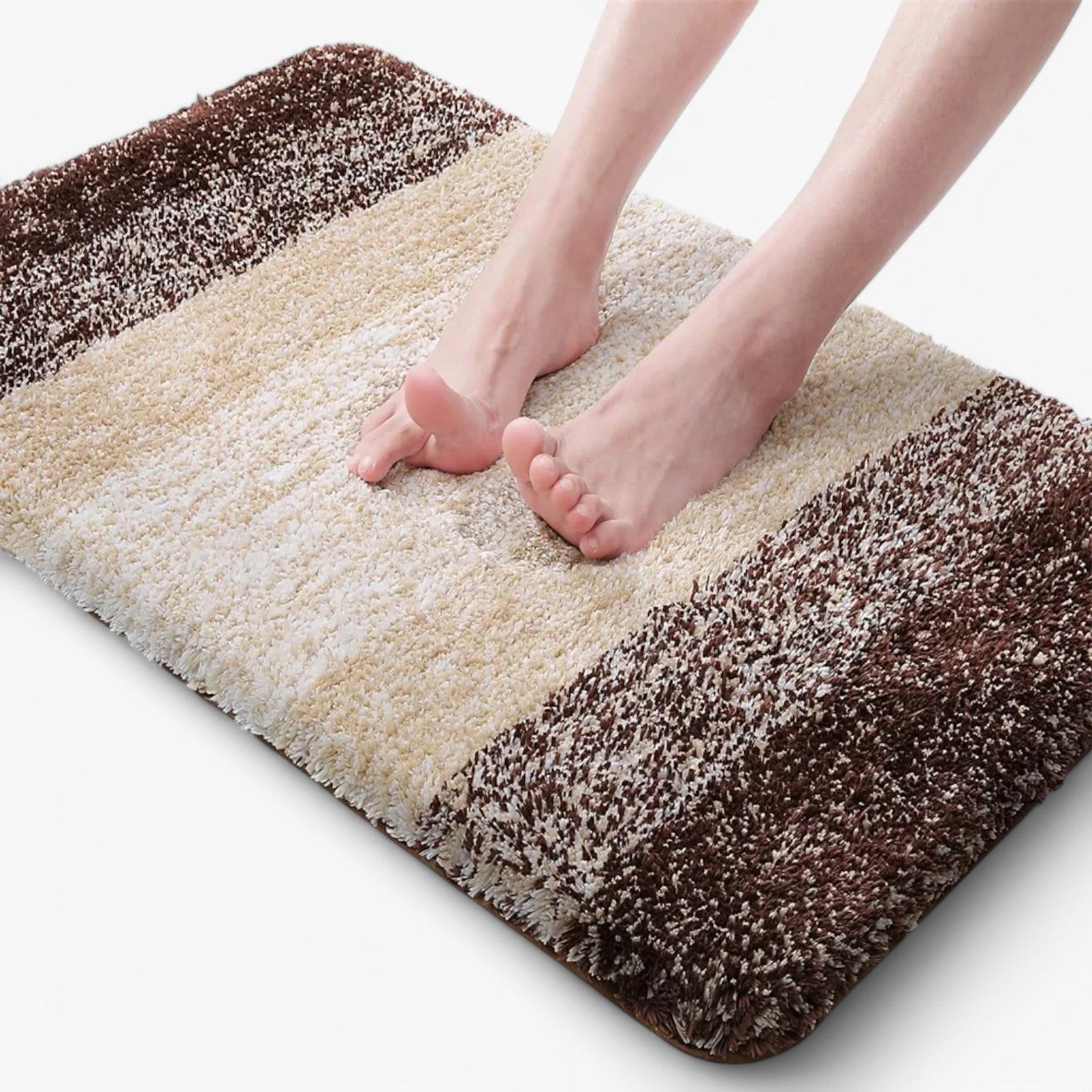 Tapis de bain antidérapant de luxe en microfibre – Séchage rapide et doux 41x61 à 61x119 cm | Restfield