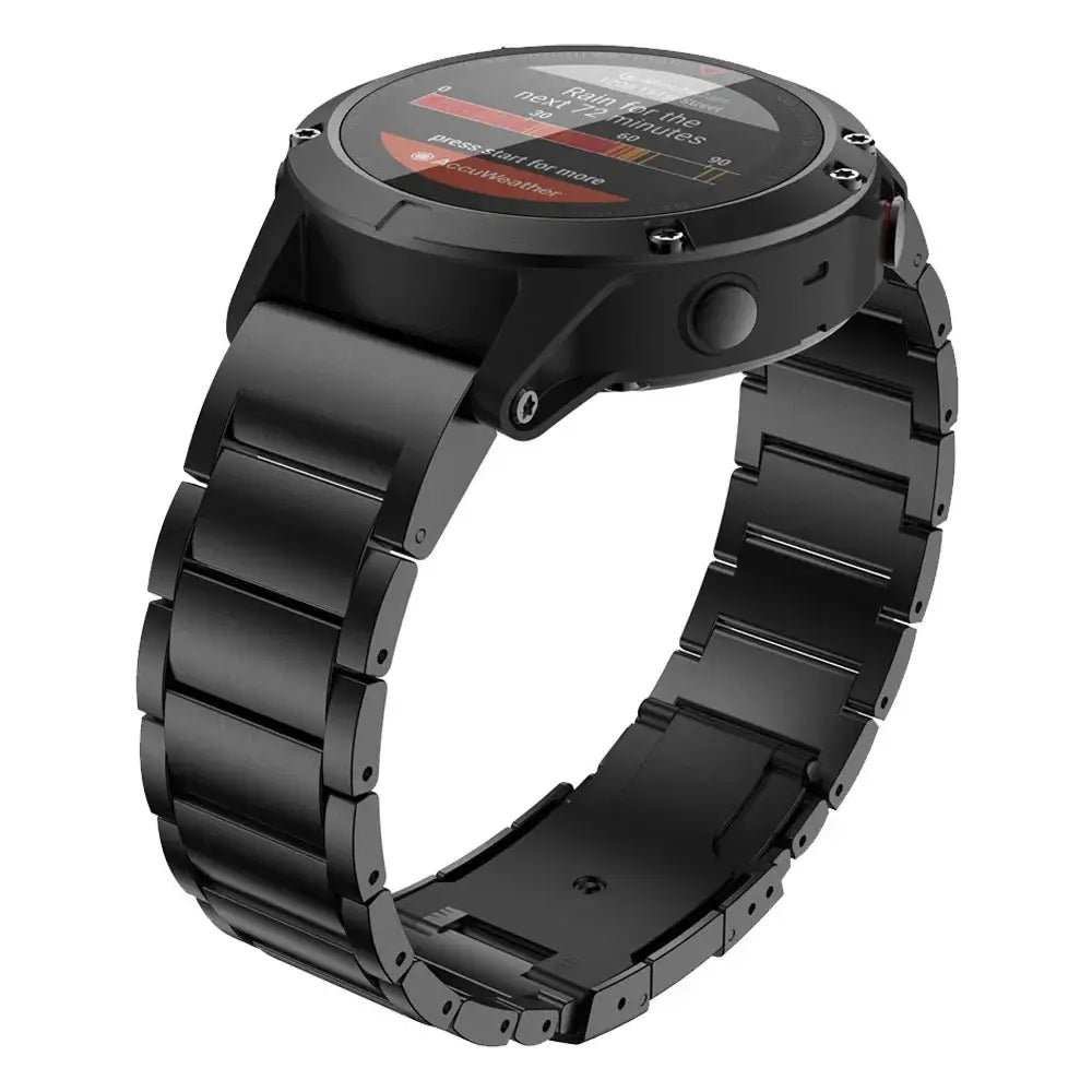 Edelstahl-Uhrenarmband mit Schnellverschluss für Smartwatch, 22 mm, 26 mm, verstellbares Metallarmband, universell | Sansoti