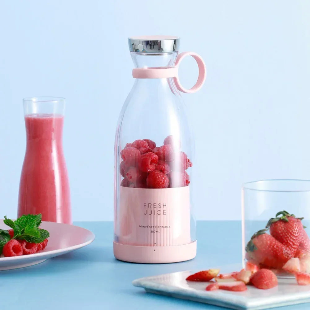 Draagbare elektrische blender en sapmaker voor smoothies, sappen en shakes onderweg | Sansoti