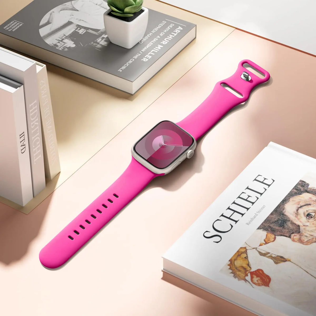 Bracelet de montre en silicone résistant à l’eau, bracelet de sport flexible 38-49 mm pour smartwatch, bracelet de poignet remplaçable et réglable | Sansoti