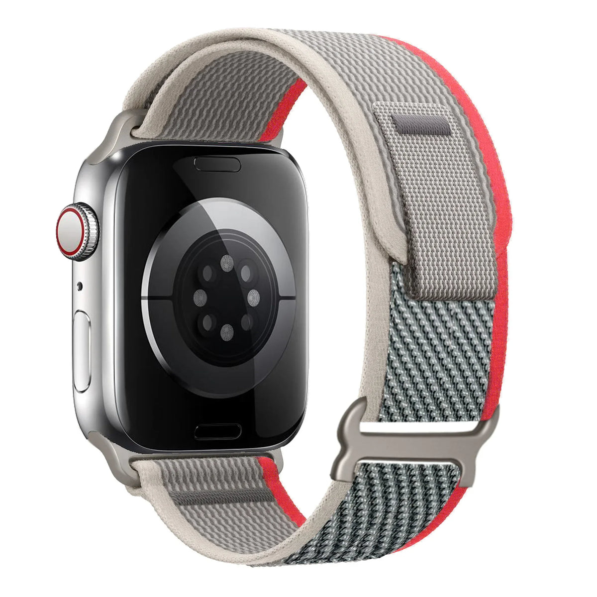 Bracelet de smartwatch en nylon Trail Loop, bracelet sport réglable avec boucle durable, bracelet multicolore pour poignet, actif | Sansoti