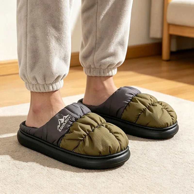 Lined Winter Slippers Unisex With Non-Slip Sole For Indoor Outdoor Comfort Waterproof Soft Lining | Sansoti
