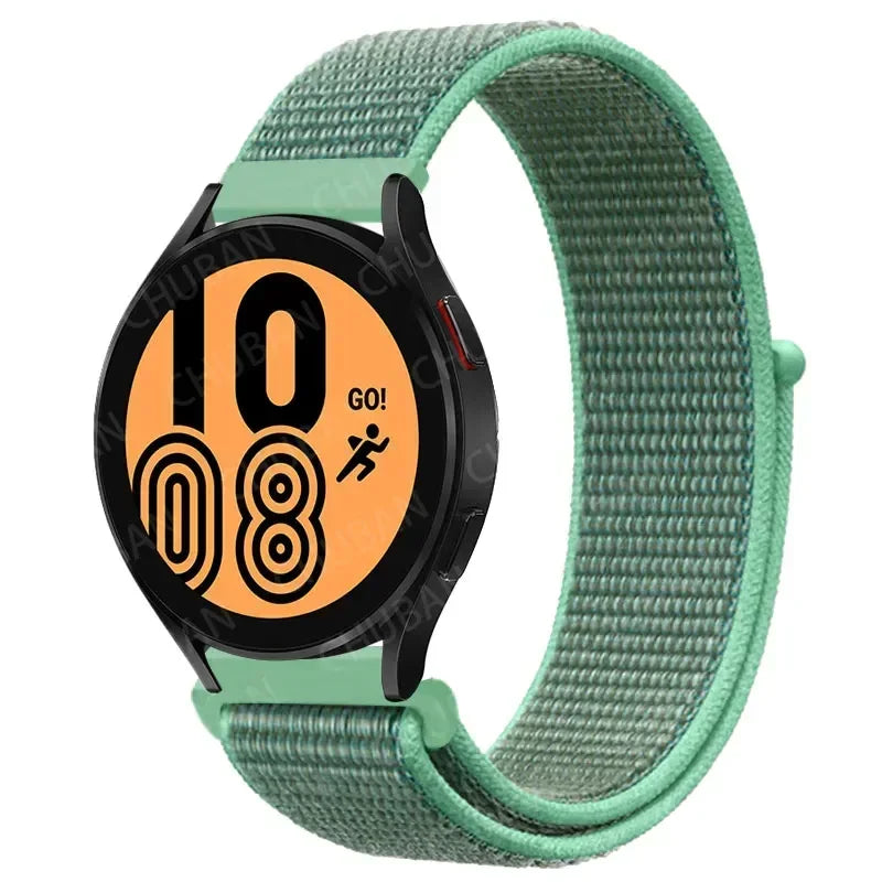 Nylonowy pasek sportowy do smartwatcha 20mm 22mm Oddychający Lekki Pasek typu Loop na nadgarstek Regulowany Trening Fitness | Sansoti