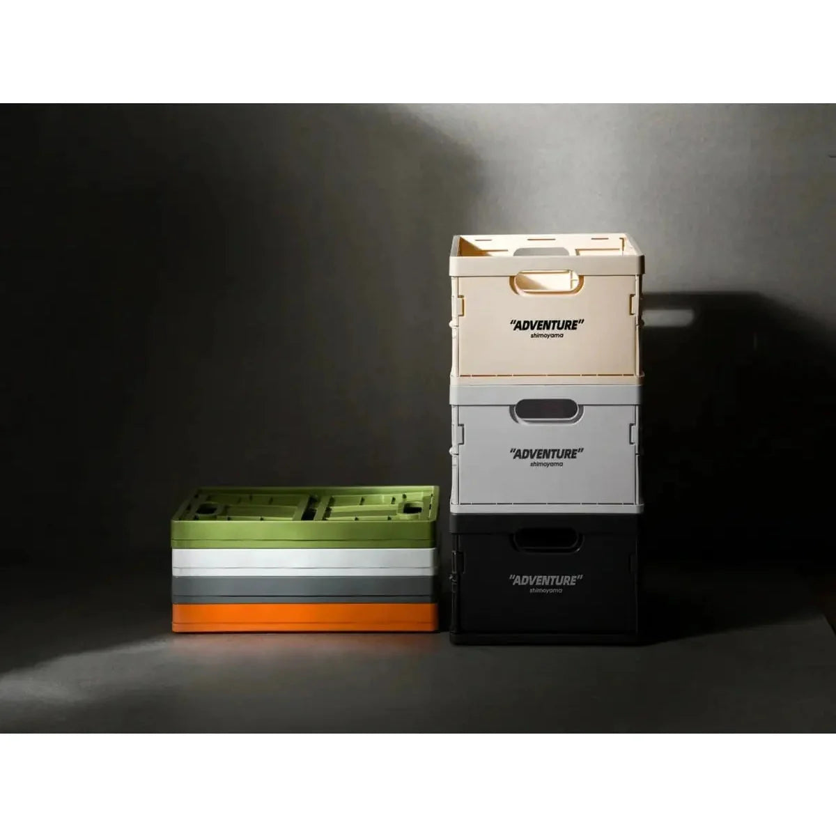 Caisse de Rangement Pliable PP Empilable A4 34x24cm 8kg Bureau Documents Livres | Restfield