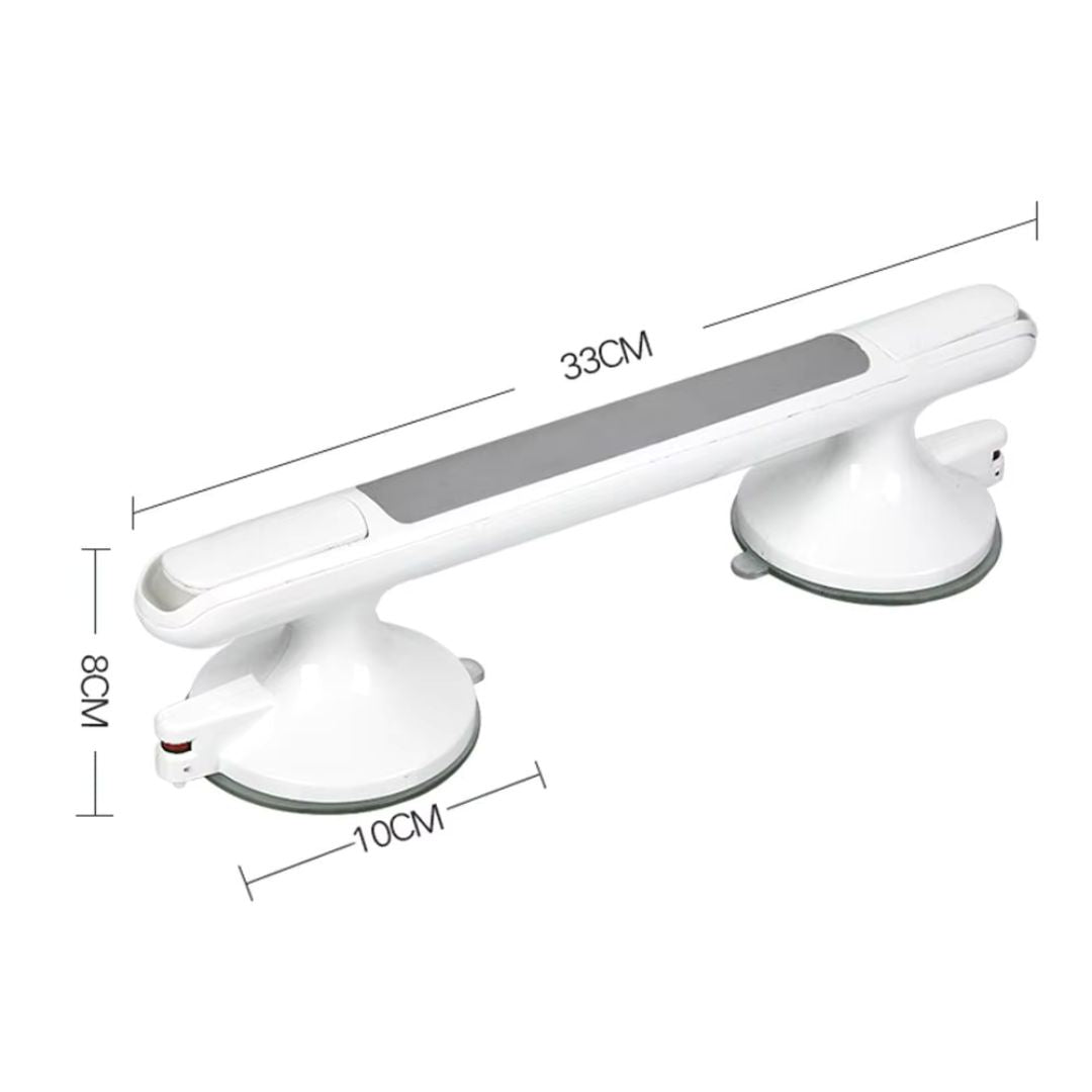 Veiligheidsbeugel voor Douche met Zuignappen – Anti-Slip Steunhandgreep Badkamer Haltergrip Senioren Veiligheid Montagevrij | Sansoti