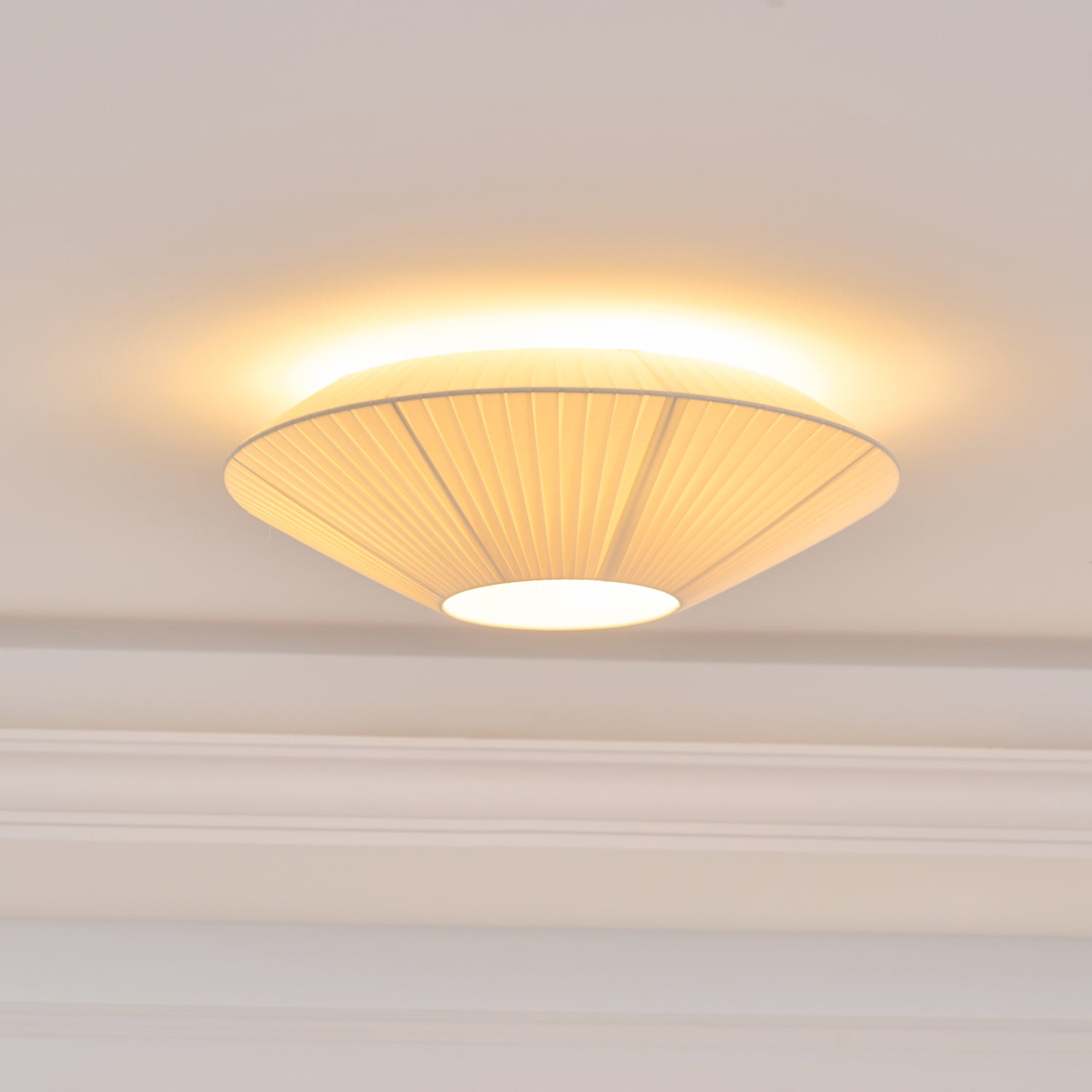 Plafondlamp Oosterse Stijl Stoffen Kap Zachte Verlichting voor Eetkamer Woonkamer Dimbaar 3 Maten | Sansoti