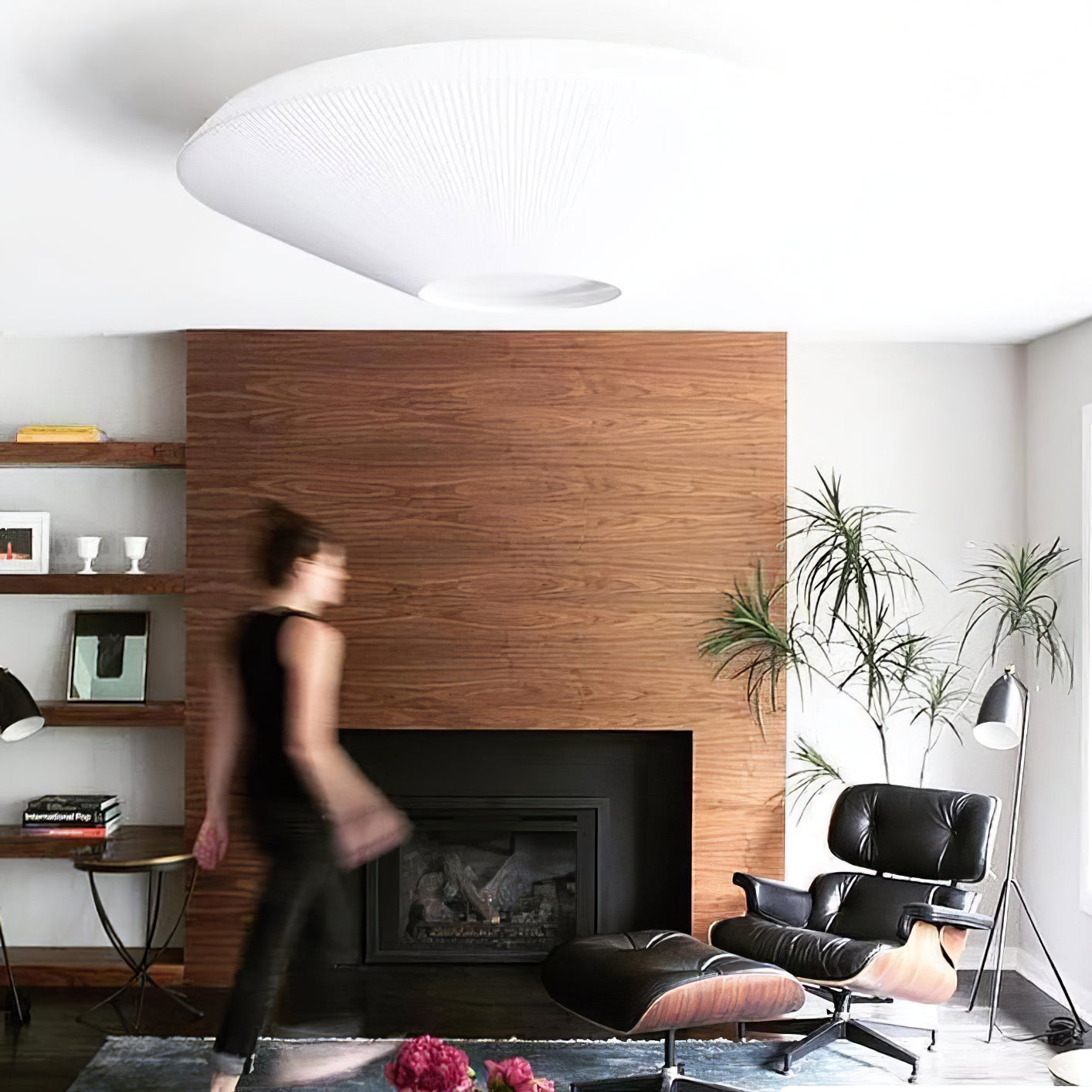 Plafondlamp Oosterse Stijl Stoffen Kap Zachte Verlichting voor Eetkamer Woonkamer Dimbaar 3 Maten | Sansoti
