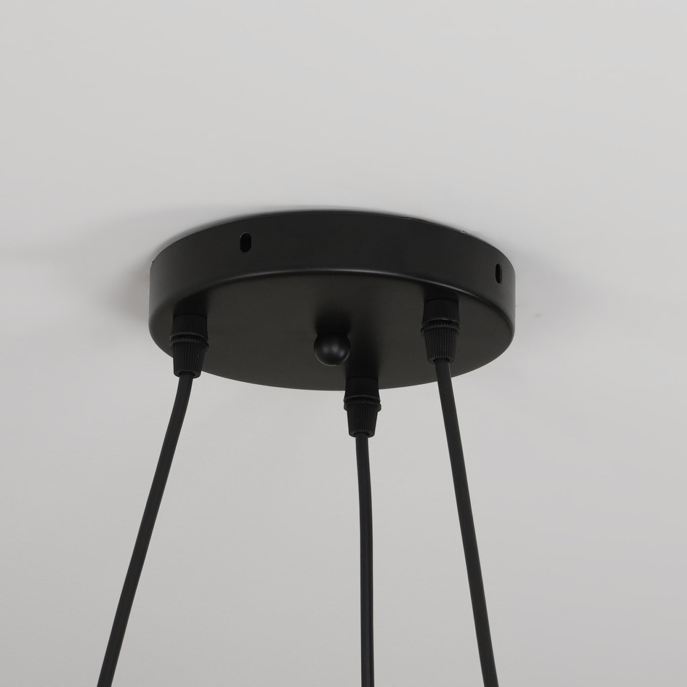 Runde Hängelampe Mit Vögeln Holzring LED 65cm 72cm | Restfield