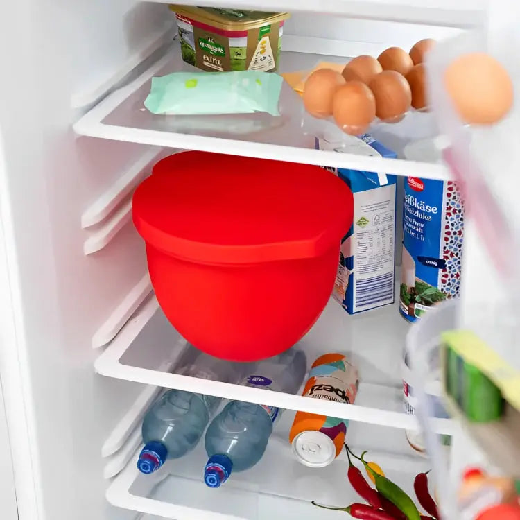 Siliconen Bakinzet BPA-vrij 24cm Hoog 18.7cm Deegkom Afdekken Bewaren Vaatwasserbestendig Bakken Kom Inzet Flexibel Deksel | Sansoti