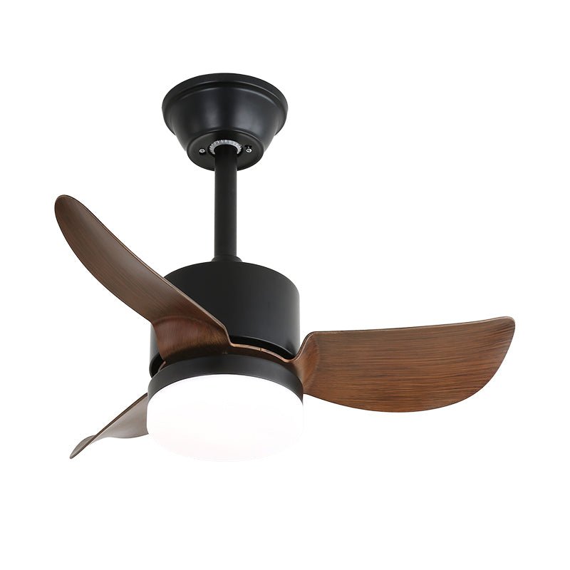 Plafondventilator met Verlichting Scandinavisch Design Zwart Hout 61-80cm | Sansoti