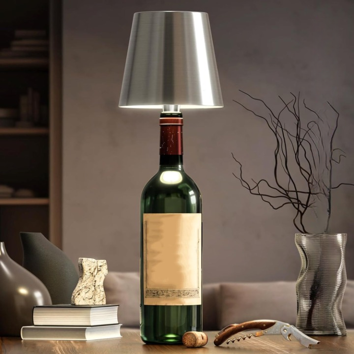 Draadloze Tafellamp met Touch Bediening Dimbaar USB Oplaadbaar Sfeerverlichting Nachtlampje voor Binnen en Buiten | Sansoti