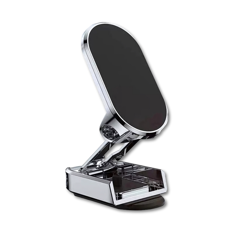 Magnetische Telefoonhouder Auto Dashboard 360° Draaibaar Zwart Zilver Ventilatie Universeel Veilig Handsfree | Sansoti
