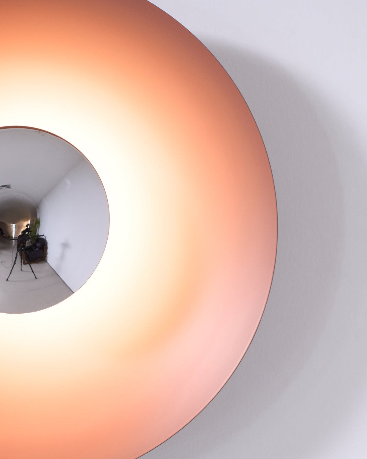 Round LED Wall Light Eclipse Metal Ceiling Light Modern Minimalist Lighting Living Room Bedroom | Sansoti