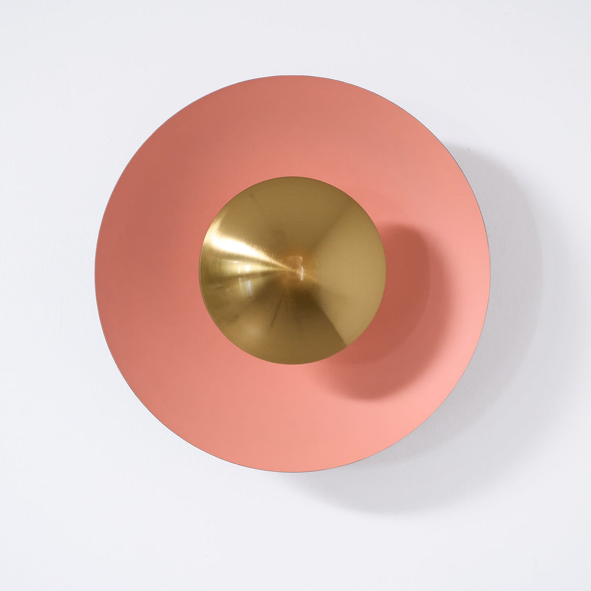 Round LED Wall Light Eclipse Metal Ceiling Light Modern Minimalist Lighting Living Room Bedroom | Sansoti