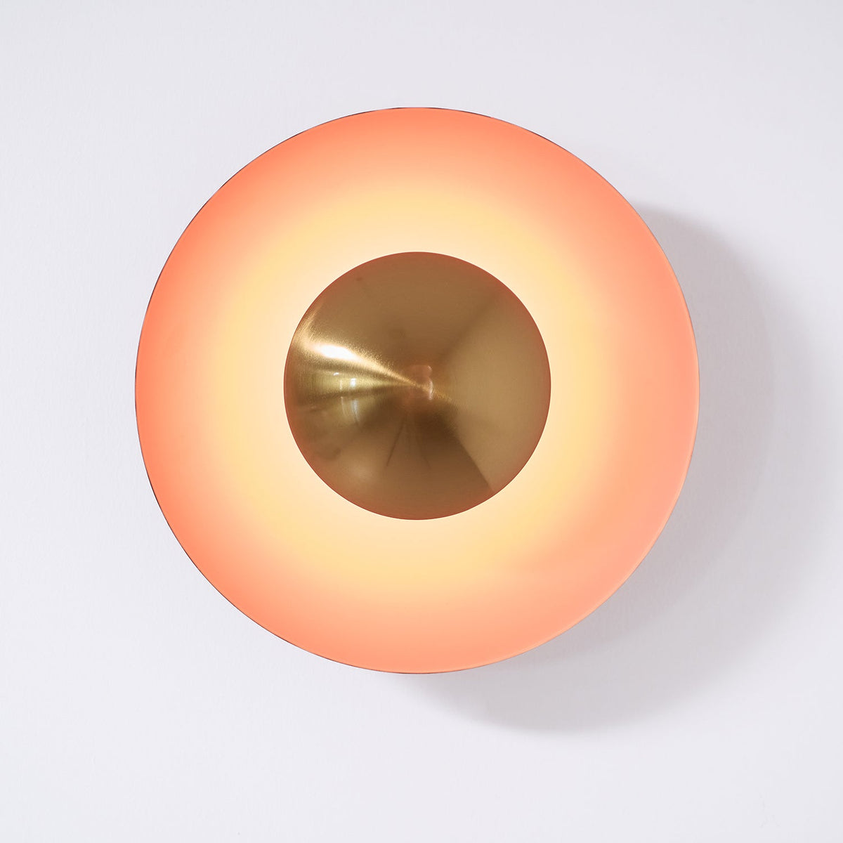 Round LED Wall Light Eclipse Metal Ceiling Light Modern Minimalist Lighting Living Room Bedroom | Sansoti