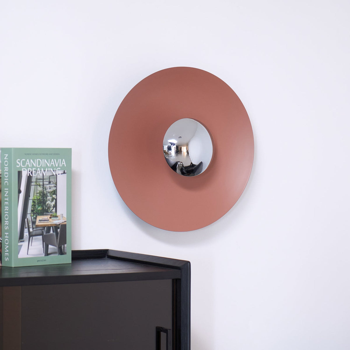 Round LED Wall Light Eclipse Metal Ceiling Light Modern Minimalist Lighting Living Room Bedroom | Sansoti