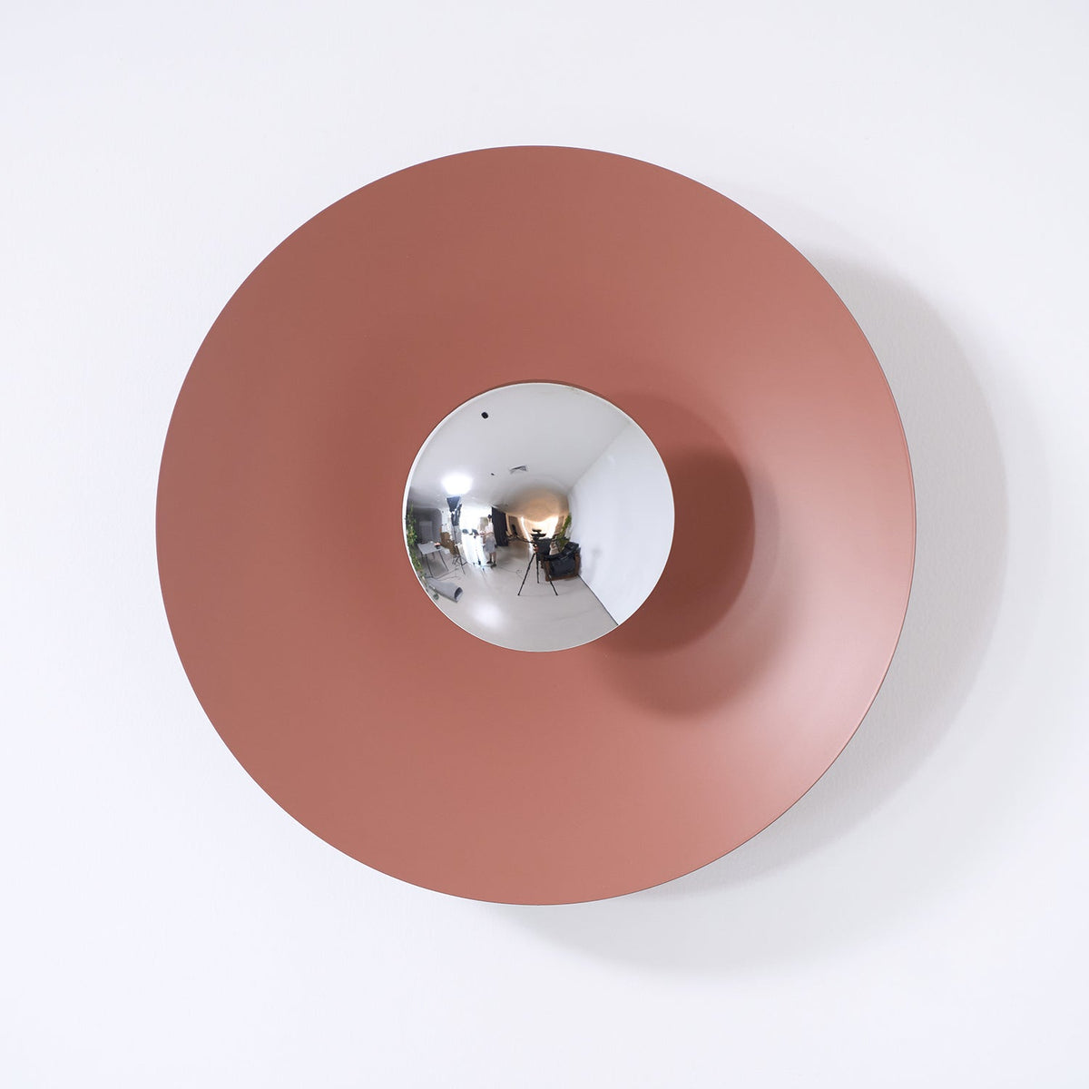 Round LED Wall Light Eclipse Metal Ceiling Light Modern Minimalist Lighting Living Room Bedroom | Sansoti