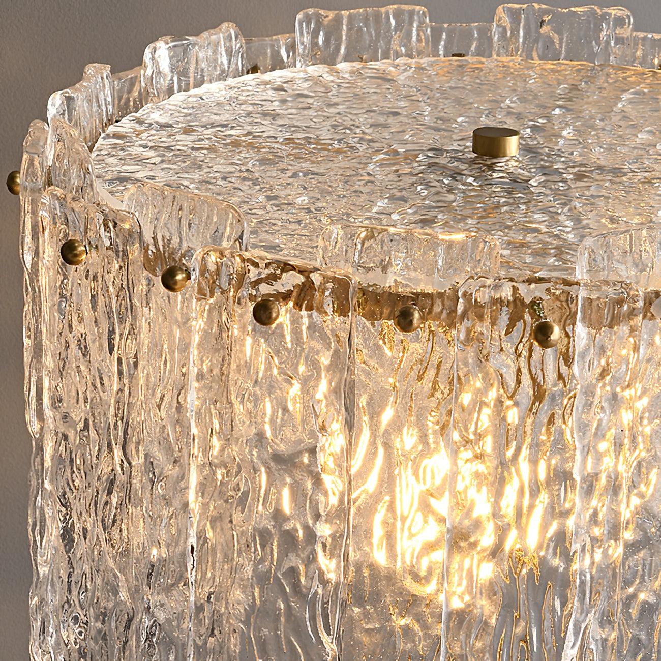 Glazen Tafellamp met Messing Voet – Design Verlichting voor Interieur | Sansoti