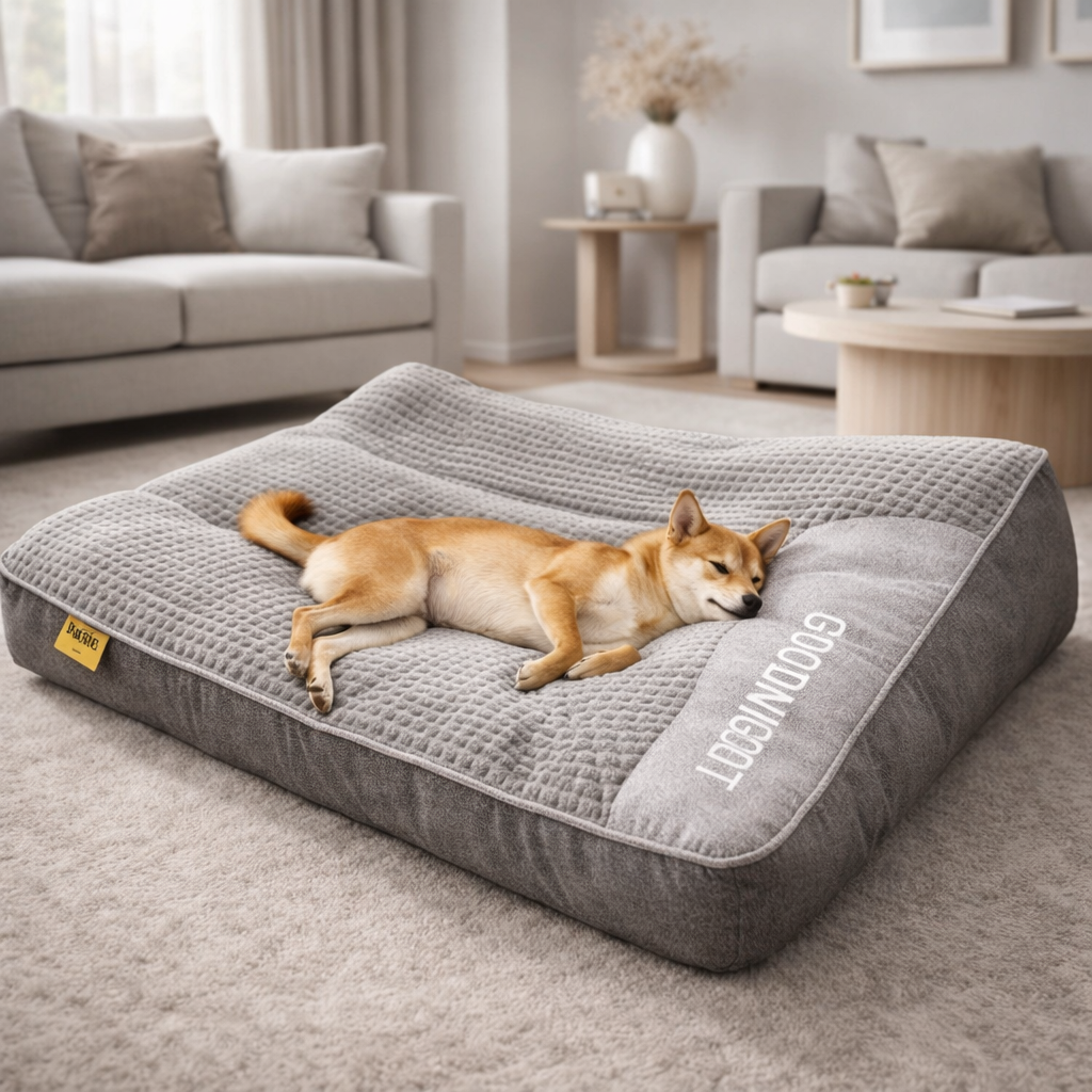 Orthopedisch Hondenkussen met Verhoogde Rand – Memory Foam Hondenbed voor Gewrichtsondersteuning | Sansoti