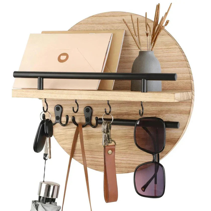 Porte-clés mural en bois – Organisation élégante et pratique des clés | Restfield