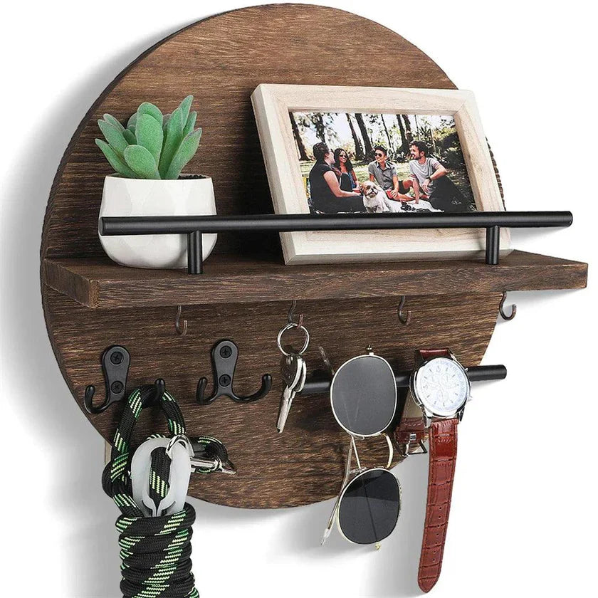 Porte-clés mural en bois – Organisation élégante et pratique des clés | Restfield
