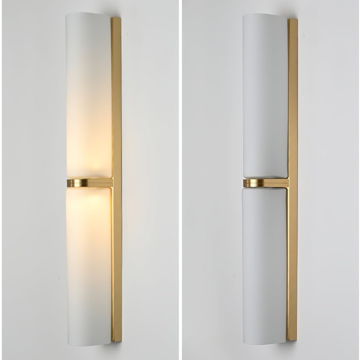 Moderne Wandlamp Glas Minimalistisch Design IJzeren Armatuur LED Verlichting Binnen Sfeervol Accent Woonkamer | Sansoti