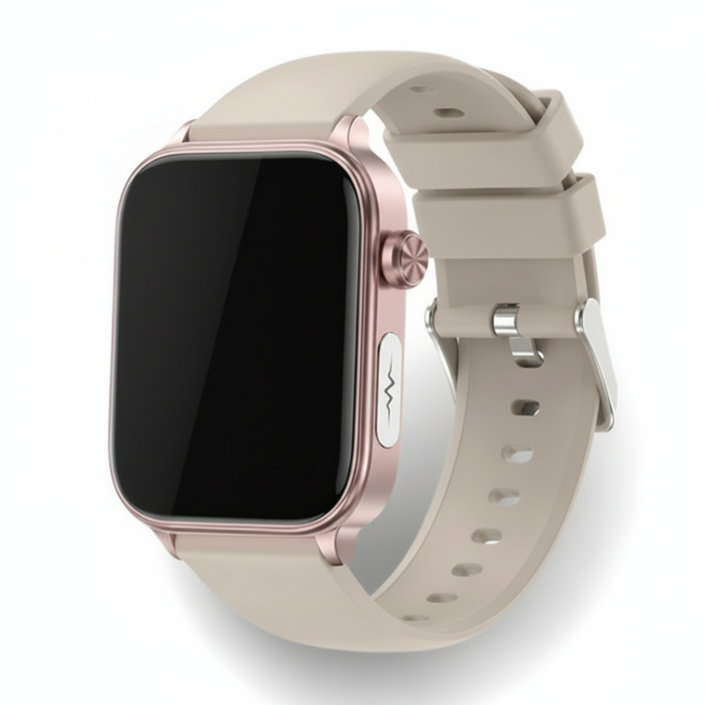 Smartwatch mit Gesundheitsmessung — Herzfrequenzmesser, Blutzuckermonitor, SOS-Funktion, Sturzerkennung & wasserdichte Sportuhr | Sansoti