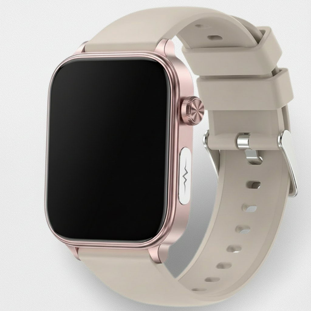 Smartwatch mit Gesundheitsmessung — Herzfrequenzmesser, Blutzuckermonitor, SOS-Funktion, Sturzerkennung & wasserdichte Sportuhr | Sansoti