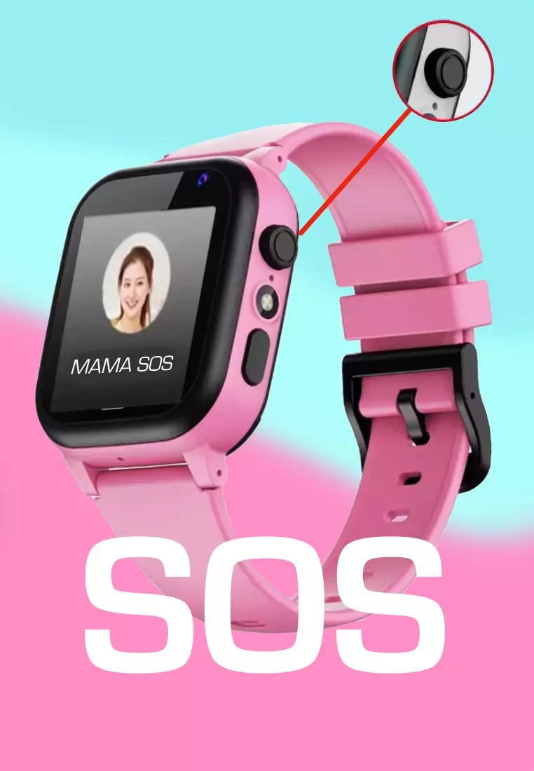 Smartwatch voor Kinderen – GPS-Tracking, Videobellen & SOS-Noodknop – Veiligheid en Communicatie aan de Pols | Sansoti