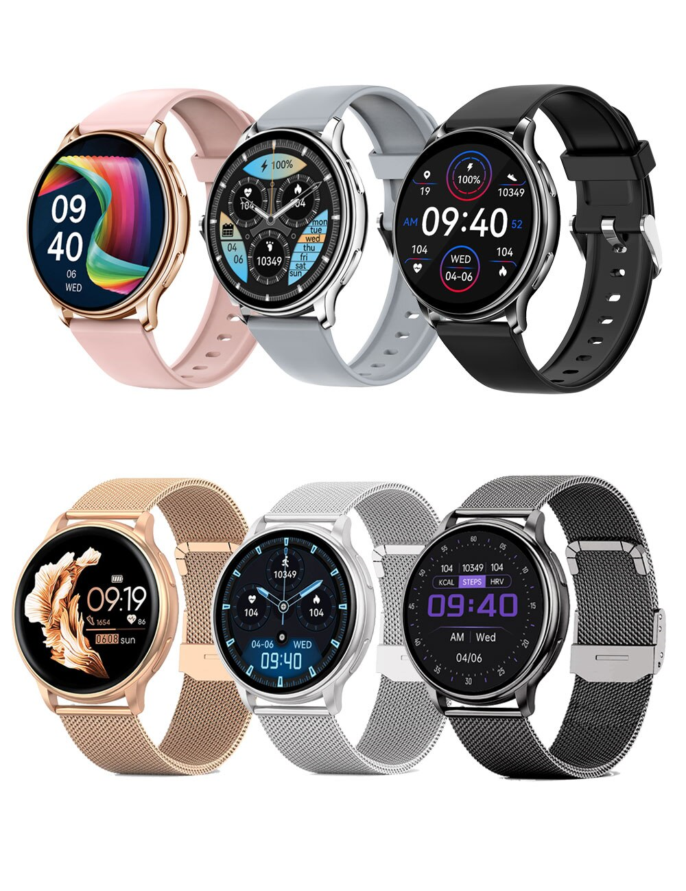 Digitaal Polshorloge met Gezondheidssensor Touchscreen Waterdicht IP68 Noodoproep 14 Dagen Batterij Smartwatch | Sansoti