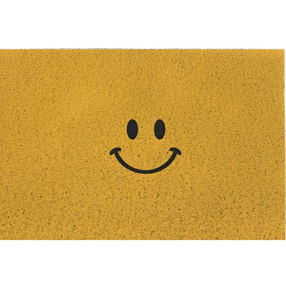 Deurmat met Smiley Opdruk 40×60 cm Antislip PVC Vloermat voor Entree Hal Voorportaal | Sansoti