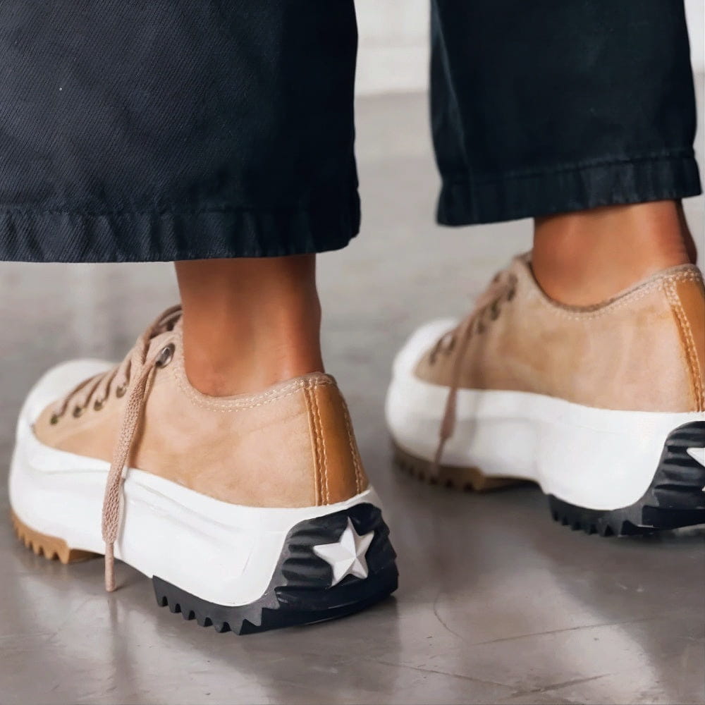 Plateau Sneakers Dames Comfortabel Dagelijks Gebruik Casual Schoenen Zacht Gedempt Stabiel Wandelen Werk Vrije Tijd Mode Combineerbaar | Sansoti