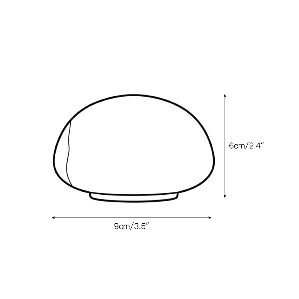 Mini Lampe de Table Albâtre avec Batterie Rechargeable – Éclairage d’Accent Sans Fil en Pierre Naturelle | Restfield