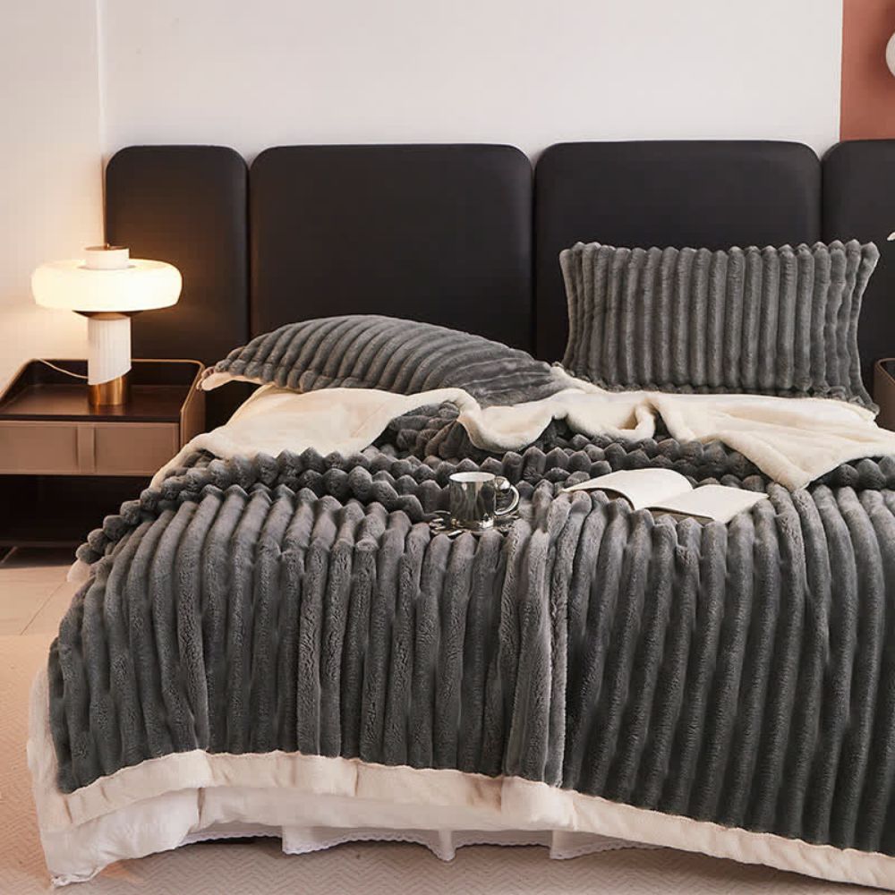 Kuscheldecke aus Fleece, doppelseitige Mikrofaser, 180x200 200x230 wolkenweich, warm und komfortabel, Wohnzimmer, Schlafzimmer, Decke | Sansoti