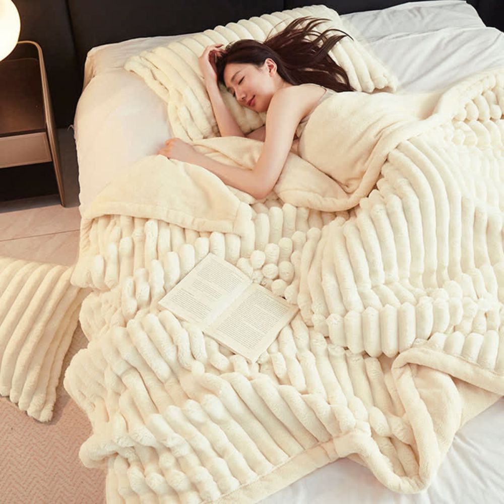 Kuscheldecke aus Fleece, doppelseitige Mikrofaser, 180x200 200x230 wolkenweich, warm und komfortabel, Wohnzimmer, Schlafzimmer, Decke | Sansoti