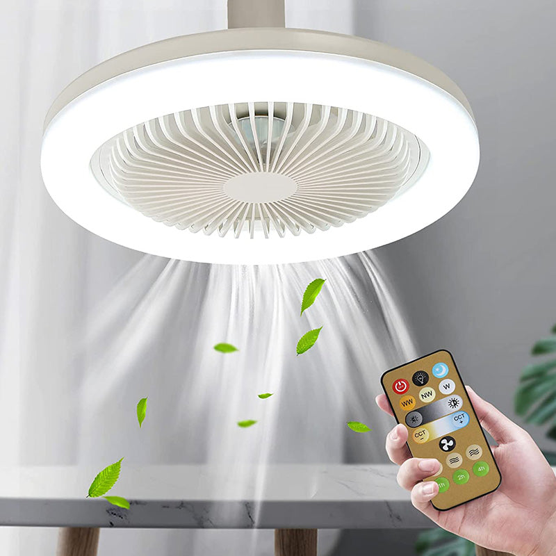 Plafondventilator met Verlichting en Afstandsbediening E27 Fitting LED 2100 Lumen Koeling Slaapkamer Woonkamer | Sansoti