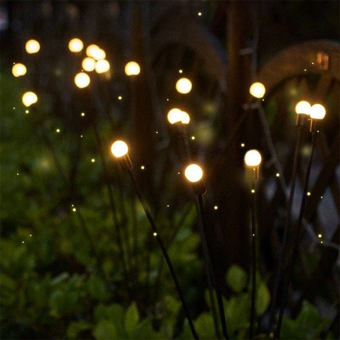 Solar Garden Lights Moving Light with Flexible Wires Waterproof 6 LED Solar Garden Lighting Outdoor Lamp | Sansoti