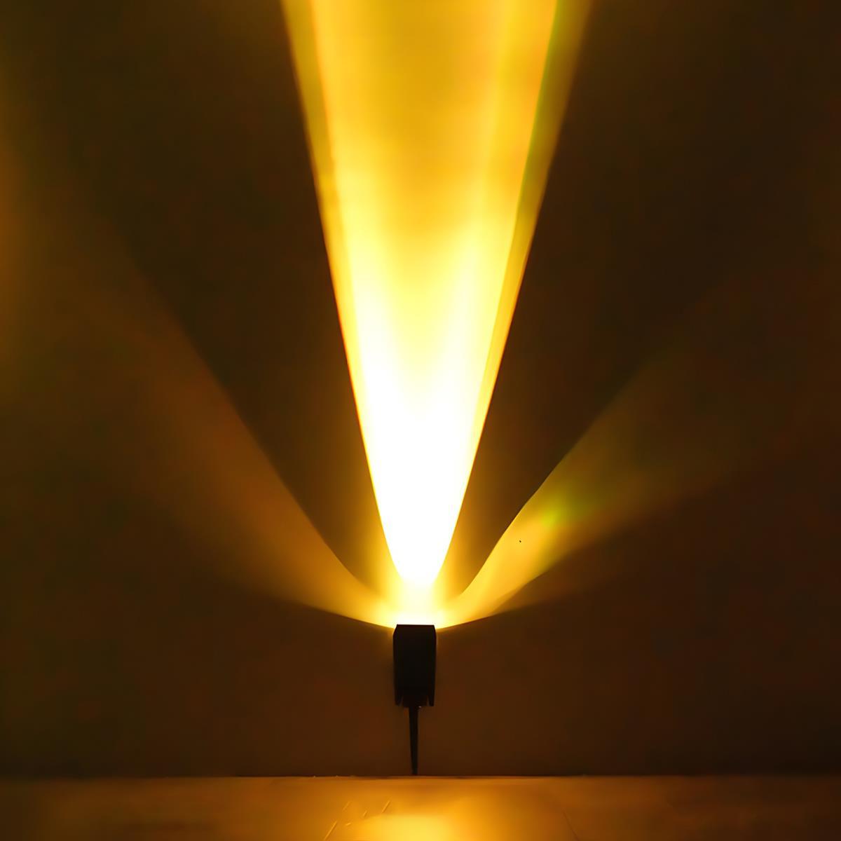 Solar Buitenspot LED Tuinverlichting Verstelbaar Zwart Warmwit IP65 Waterdicht Draadloos Energiezuinig | Sansoti