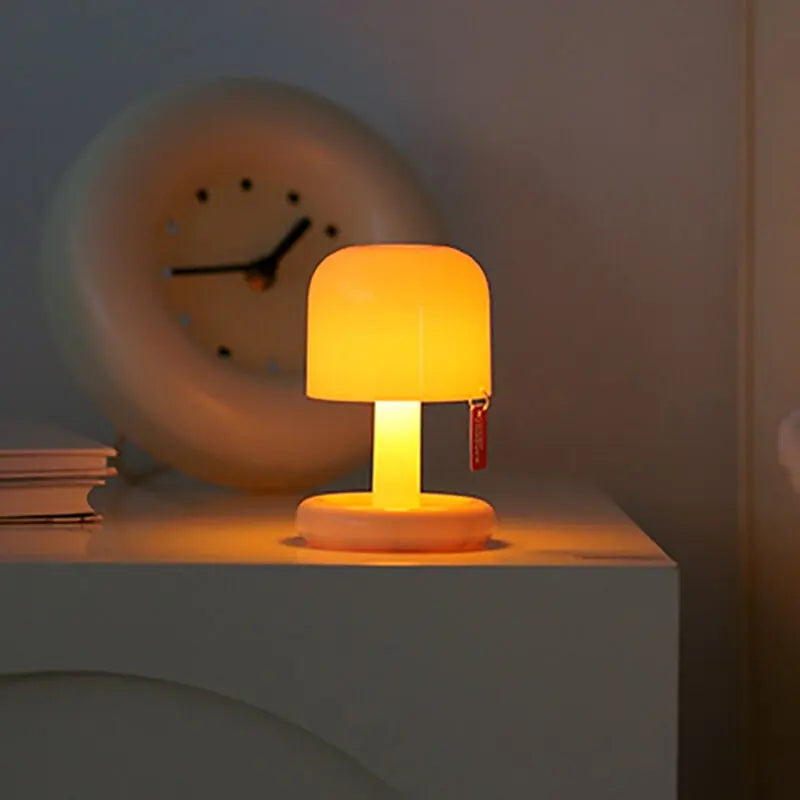Nachtlampje met Warm LED-Licht Zonsondergang-Sfeer Compact USB-Dimbaar Sfeerlamp | Sansoti
