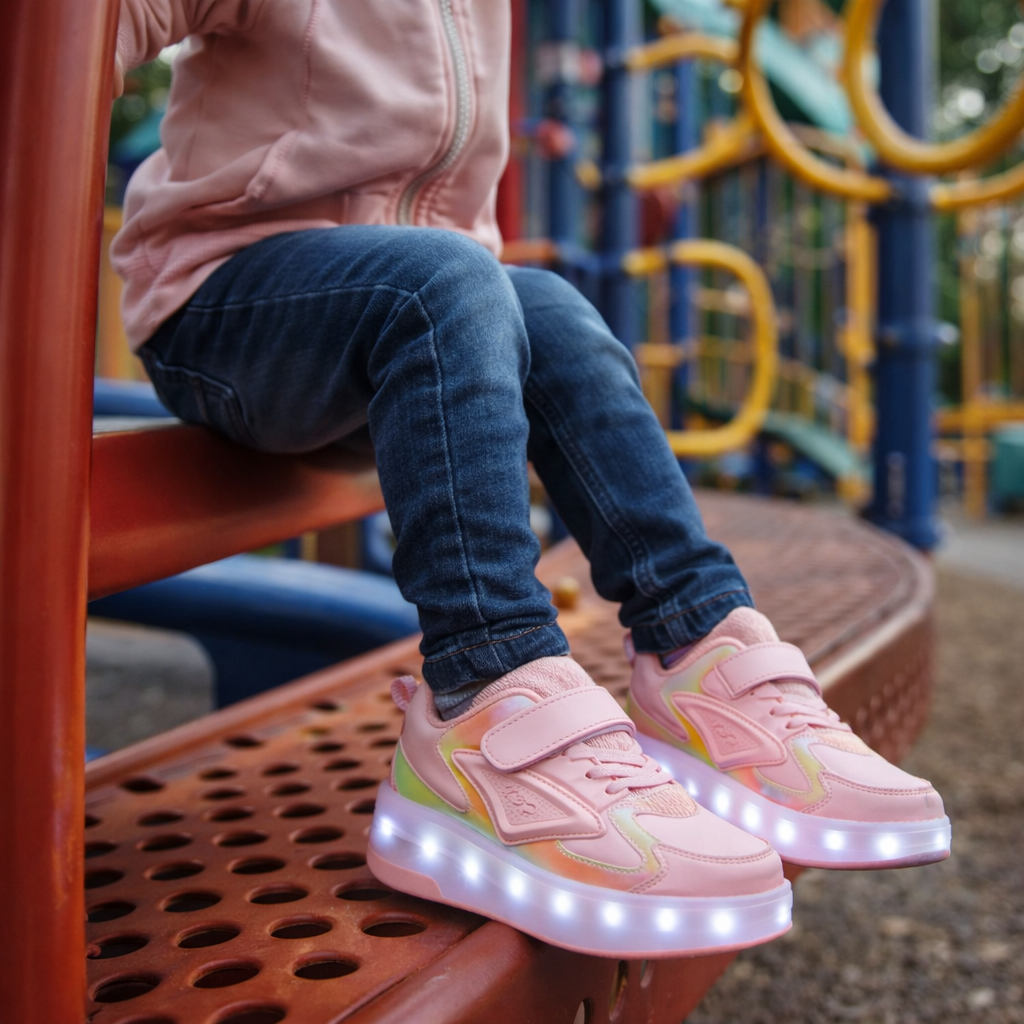 LED Wieltjesschoenen voor Kinderen – Met Verlichting | Sansoti