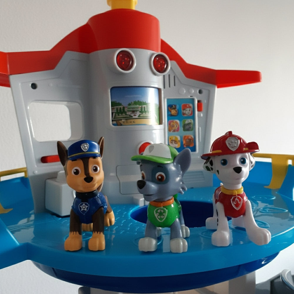 Speeltoren met Glijbaan en Auto's Interactief Kinderspeelgoed Motoriek Rollenspel Educatief Speelset voor Binnen vanaf 4 Jaar | Sansoti